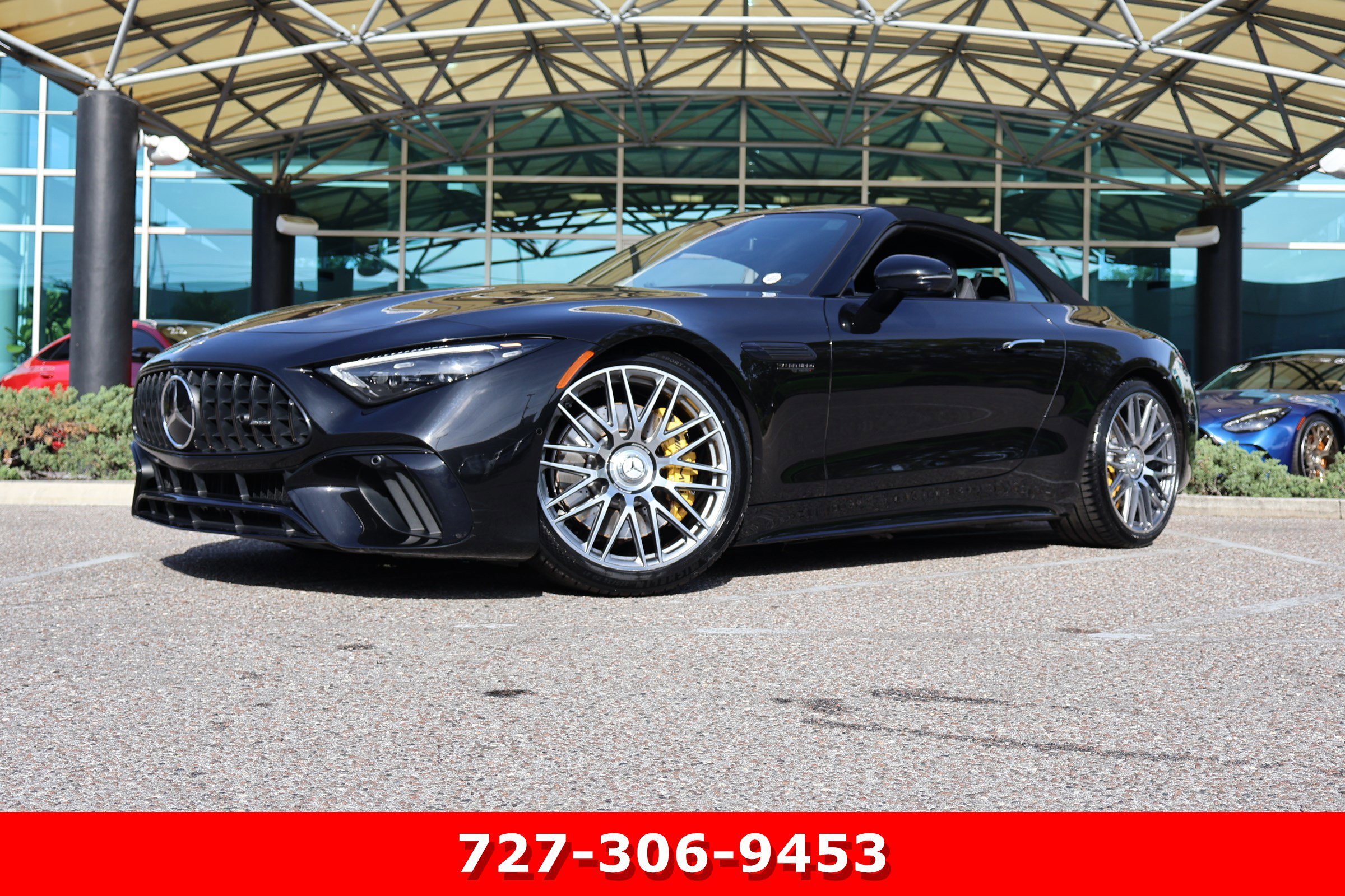 Certified Used 2022 Obsidian Black Metallic Mercedes-Benz AMG® SL 63 image 1