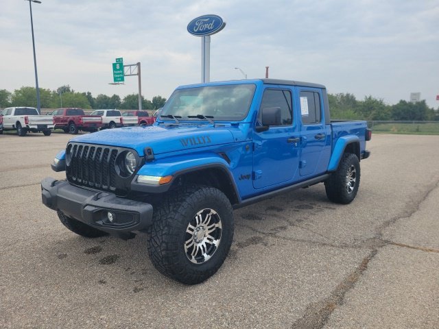 Used 2022 Blue Pearl Jeep Willys image 16