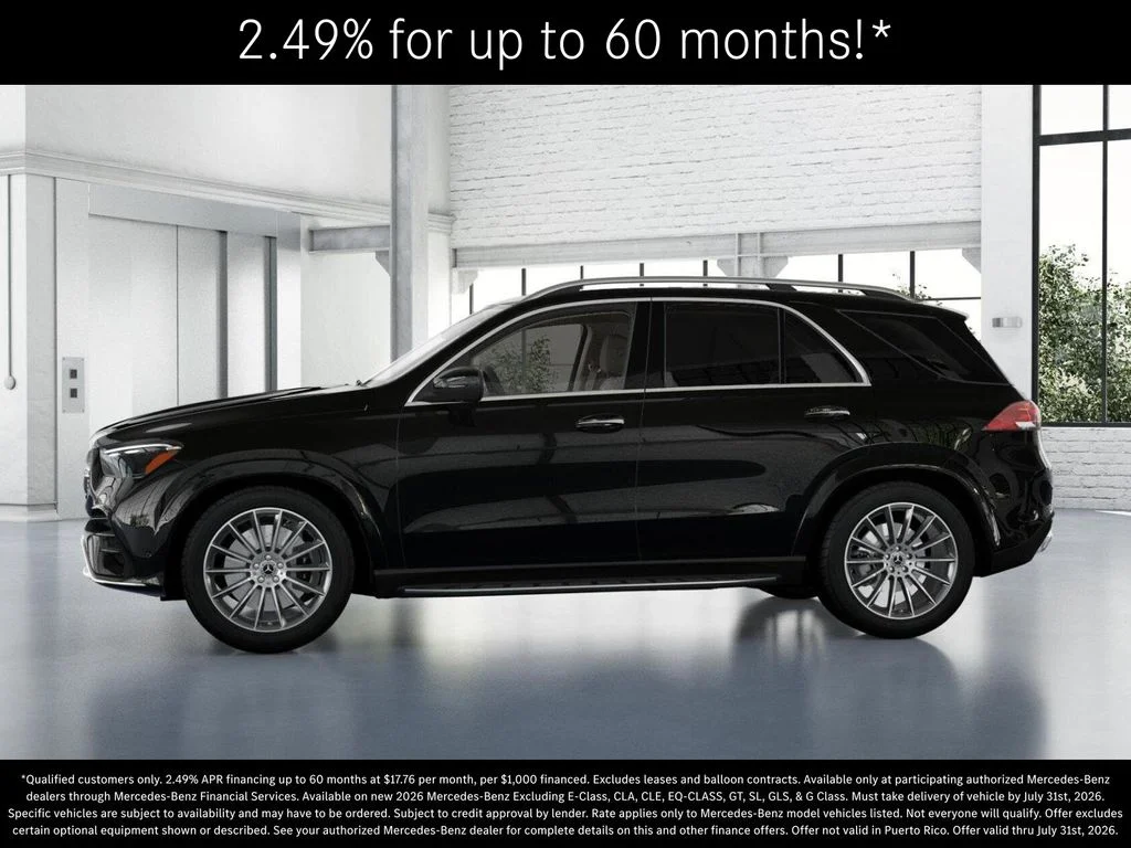 New 2026 Obsidian Black Metallic Mercedes-Benz GLE 450 image 35
