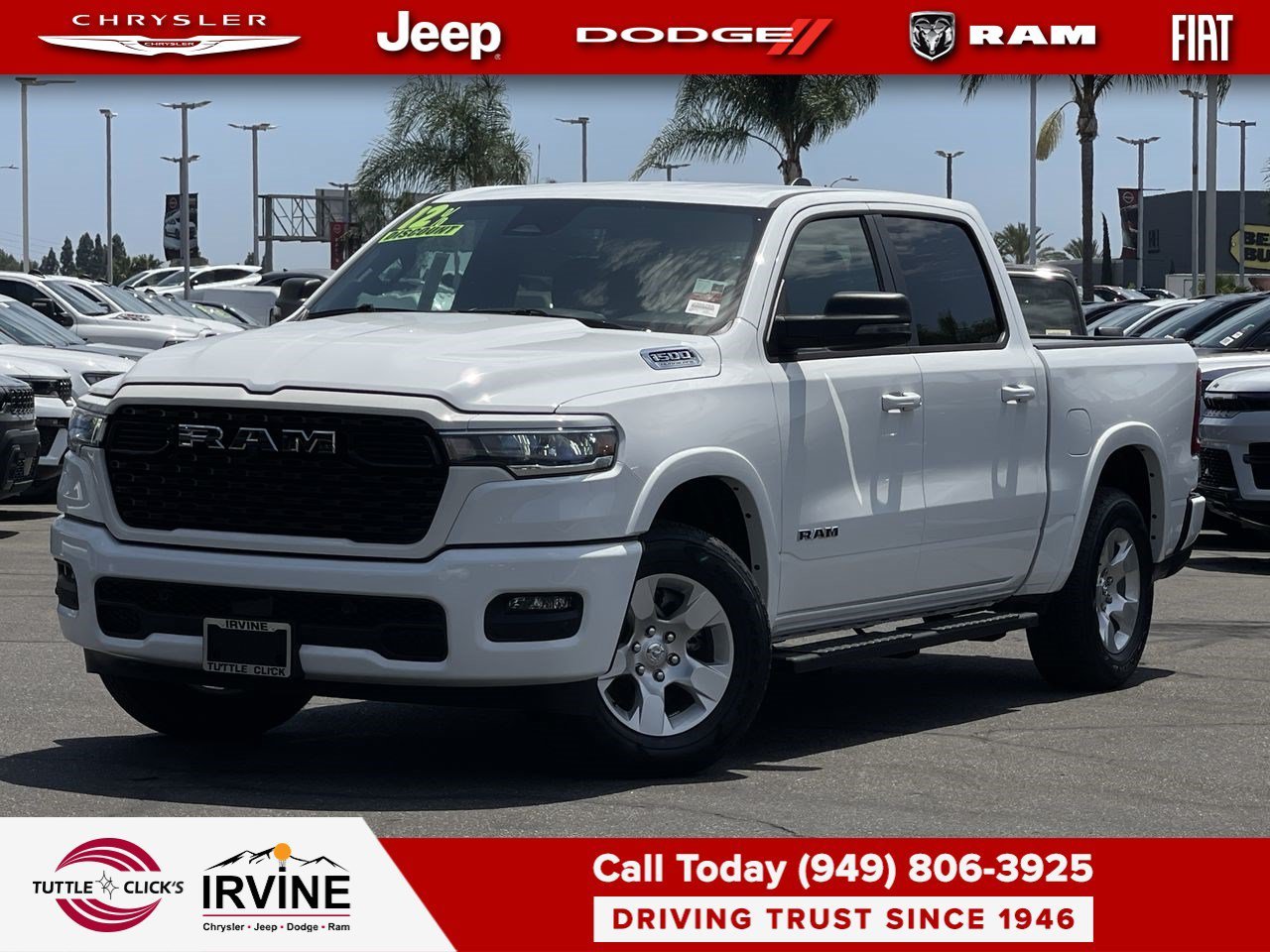 New 2026 Bright White Clear-Coat Exterior Paint RAM Big Horn image 1