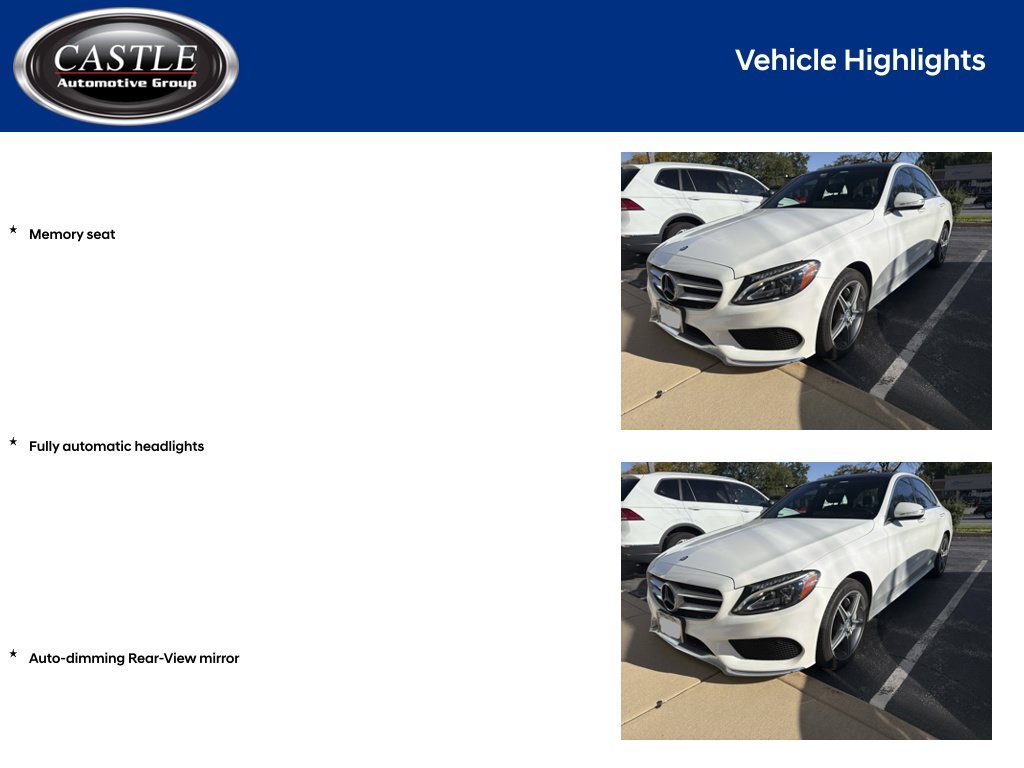 Used 2015  Mercedes-Benz C 300 image 2