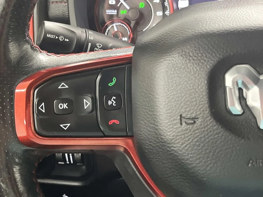 Used 2019 Bright White Clearcoat Ram Rebel Crew Cab 5.7L V8 4x4 1 Owner image 16