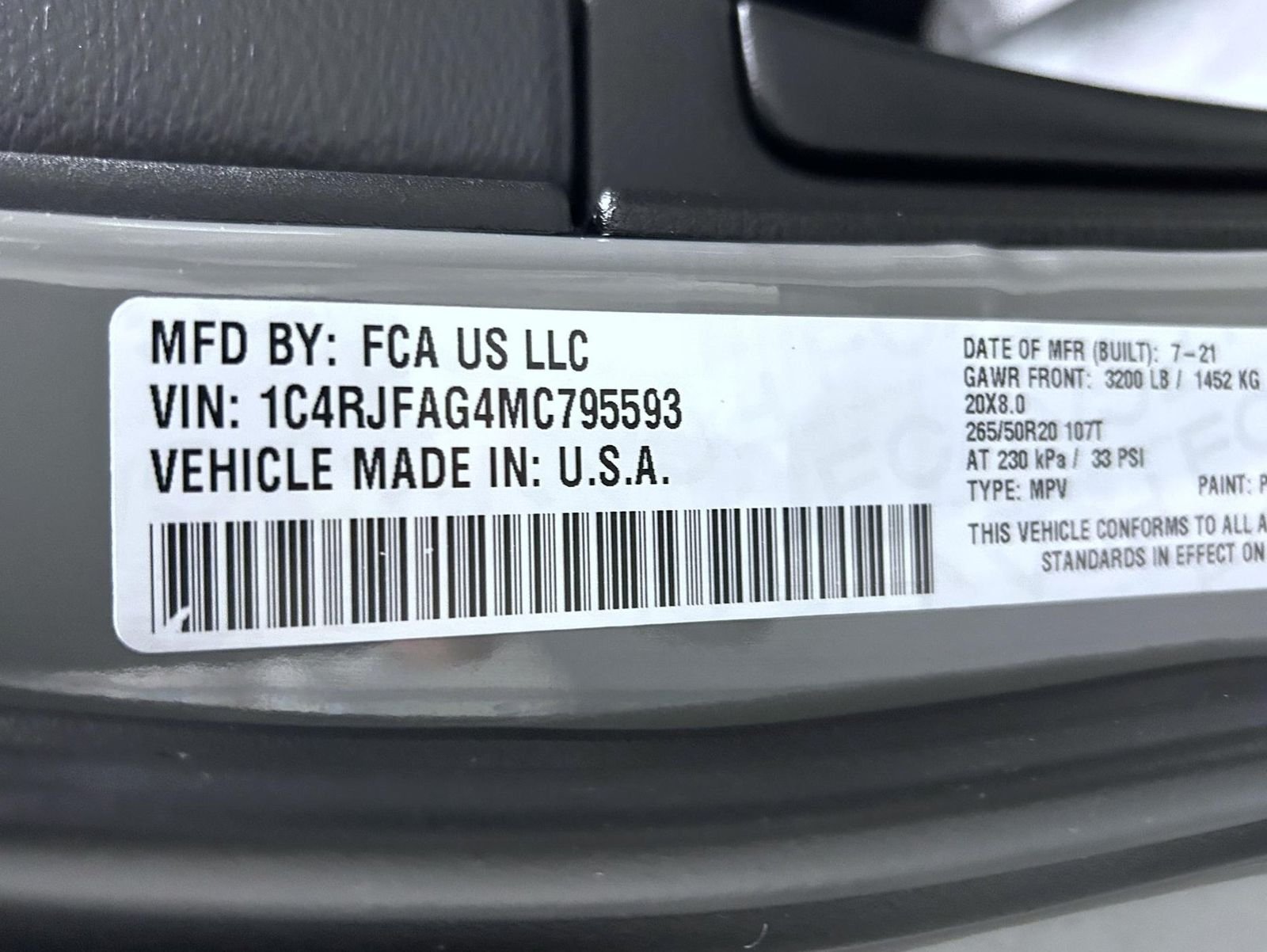 Used 2021 Gray Jeep Laredo X image 25