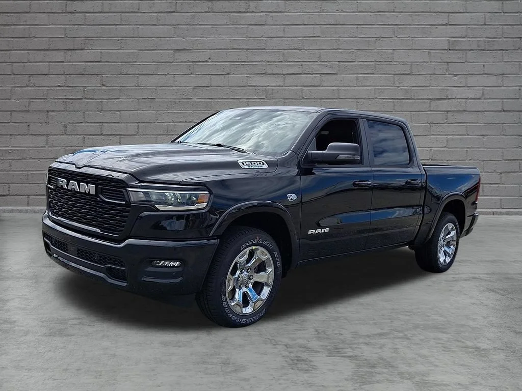 New 2027 Diamond Black Crystal Pearlcoat Ram Big Horn image 4