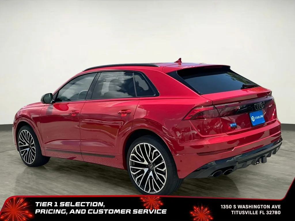 Used 2025 Red Audi 4.0T Premium Plus image 4