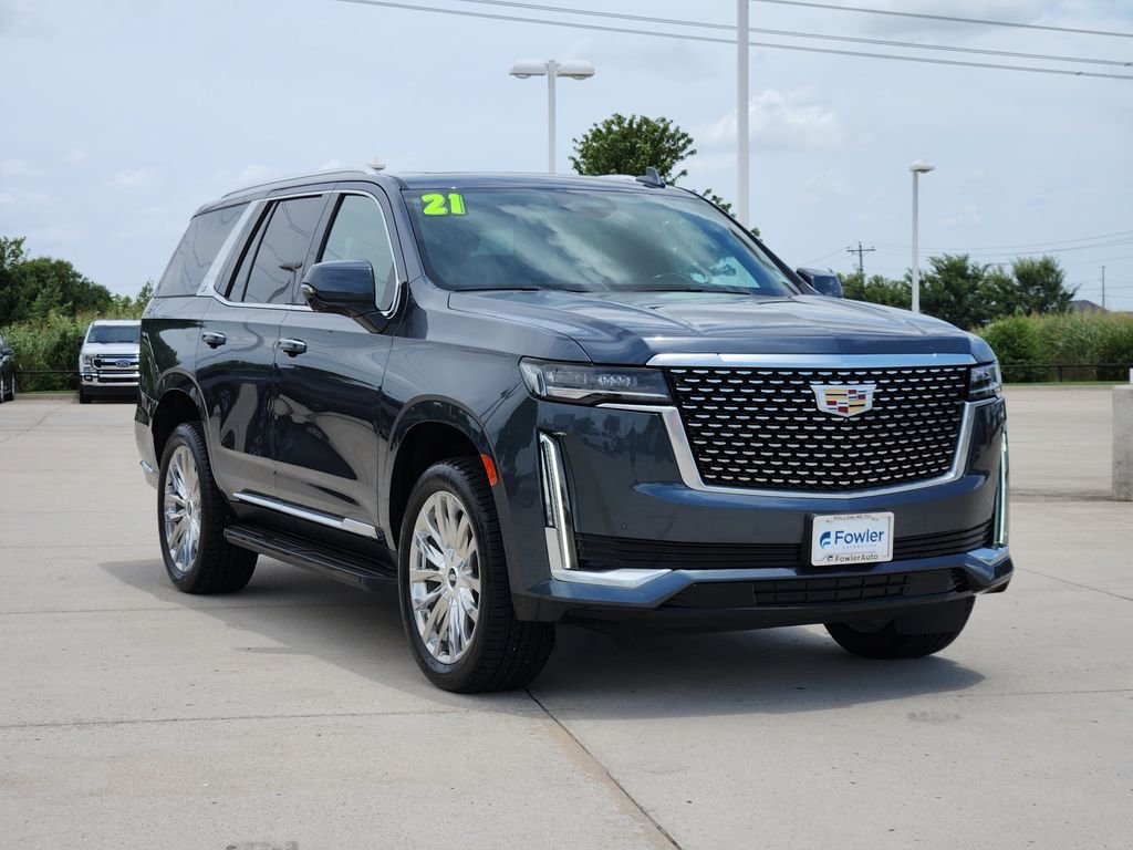 Used 2021 Gray Cadillac Premium Luxury image 3