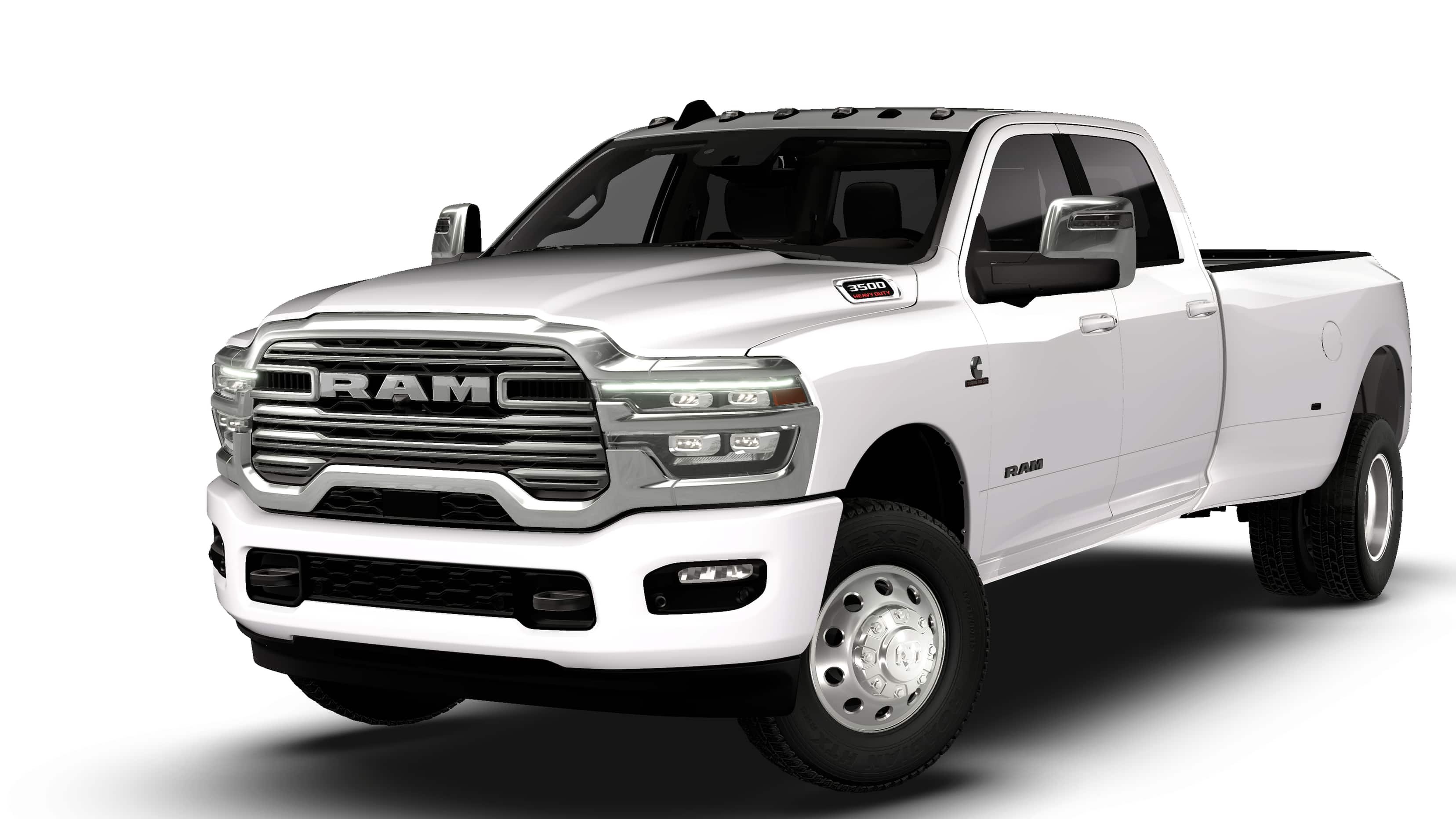 New 2026 Bright White Clear-Coat Exterior Paint RAM Laramie image 13