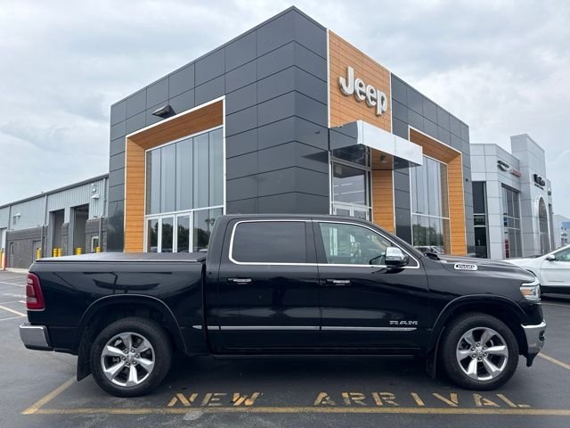 Used 2019 Diamond Black Crystal Pearlcoat Ram Limited image 1