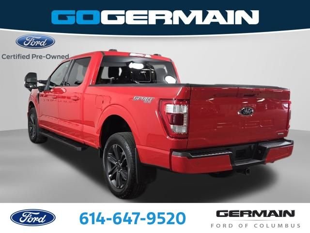 Certified Used 2023 Race Red Ford Lariat image 9