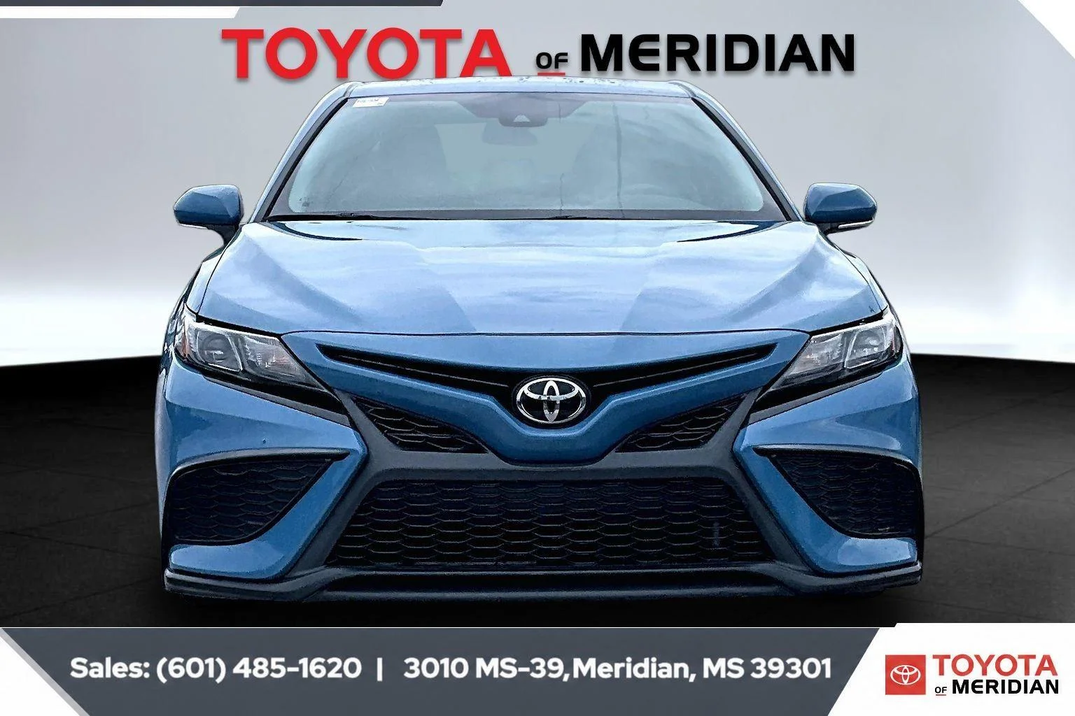 Used 2024 Cavalry Blue Toyota SE image 3
