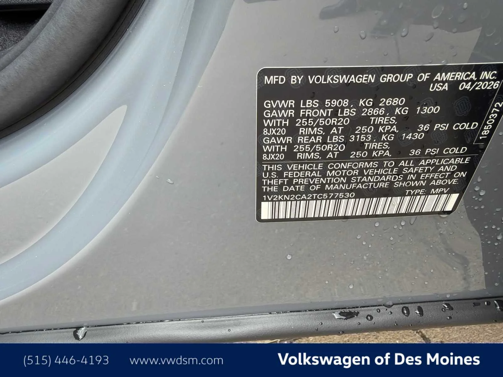 New 2026 Pure Gray Volkswagen 2.0T SE w/Technology image 22