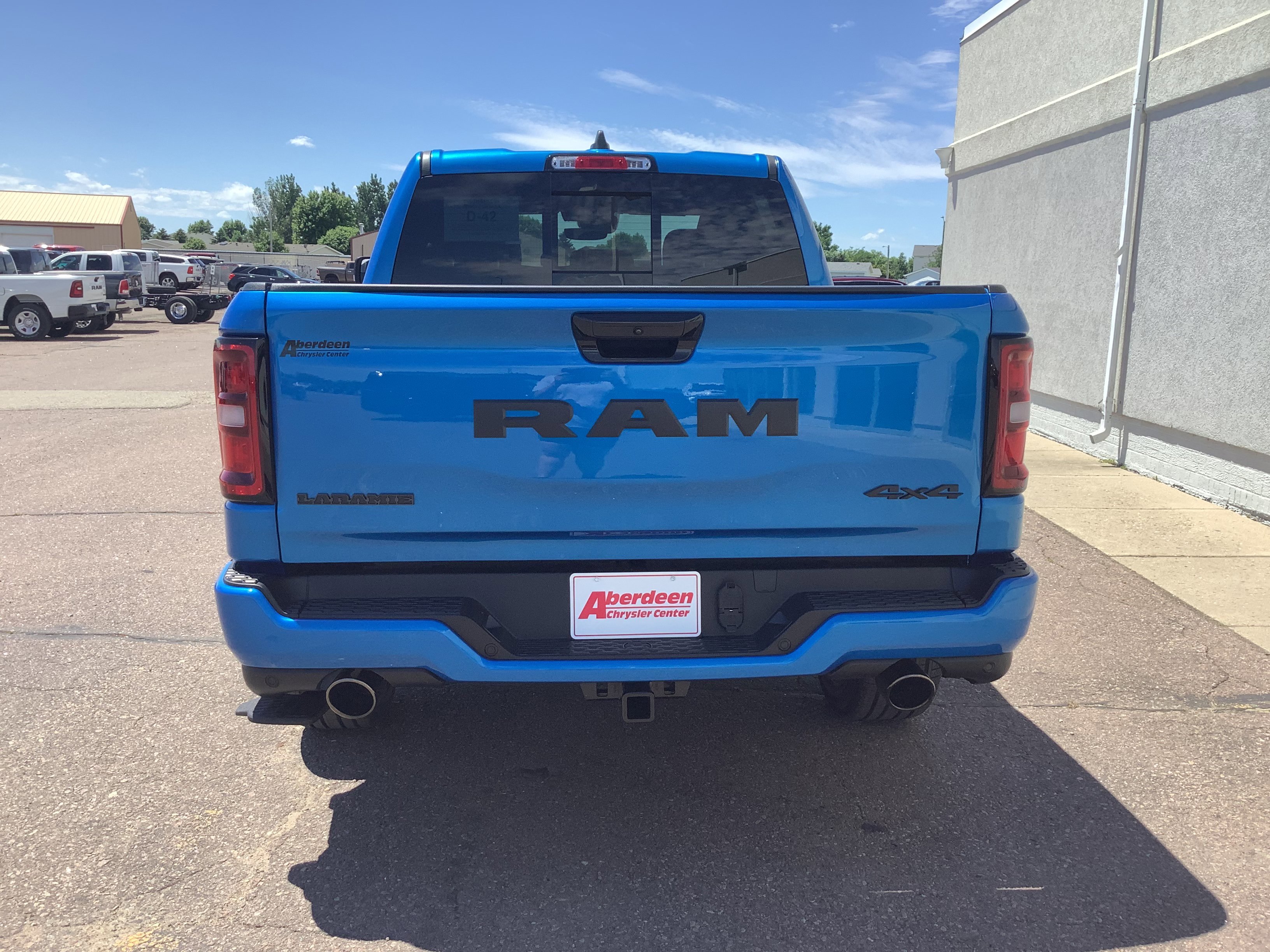 New 2026 Hydro Blue Pearl-Coat Exterior Paint RAM Laramie image 5