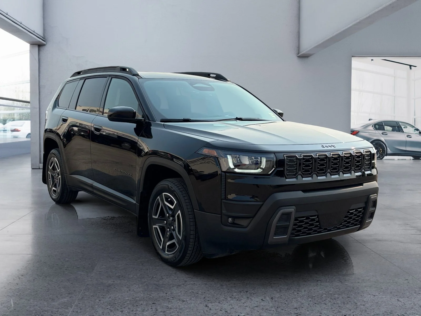 New 2026 Diamond Black Crystal Pearl Jeep Laredo image 7