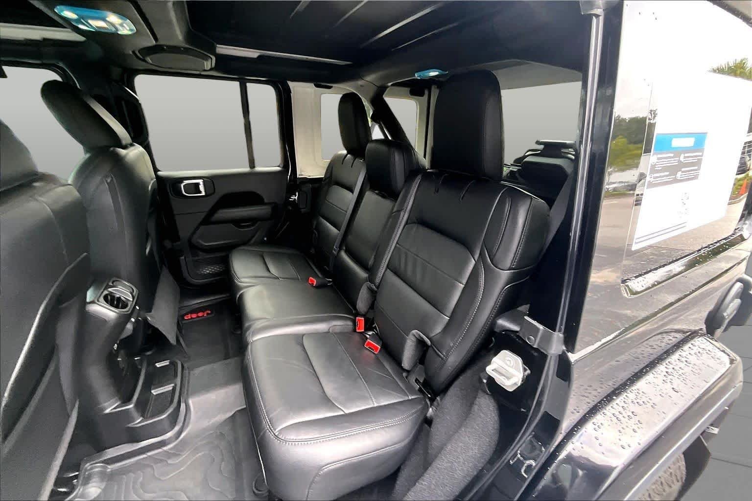 Used 2021 Black Clearcoat Jeep Unlimited Sahara Altitude image 19