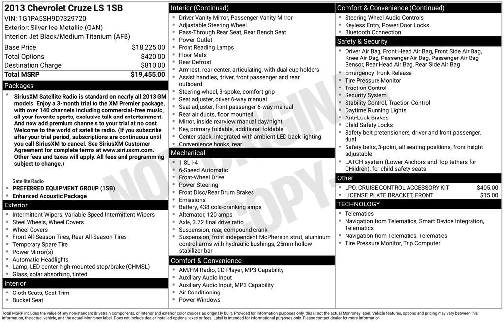 Used 2013 Silver Chevrolet LS image 6