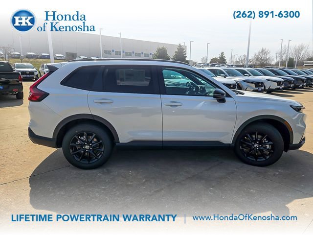 New 2027 Platinum White Pearl Honda Sport Hybrid AWD image 6