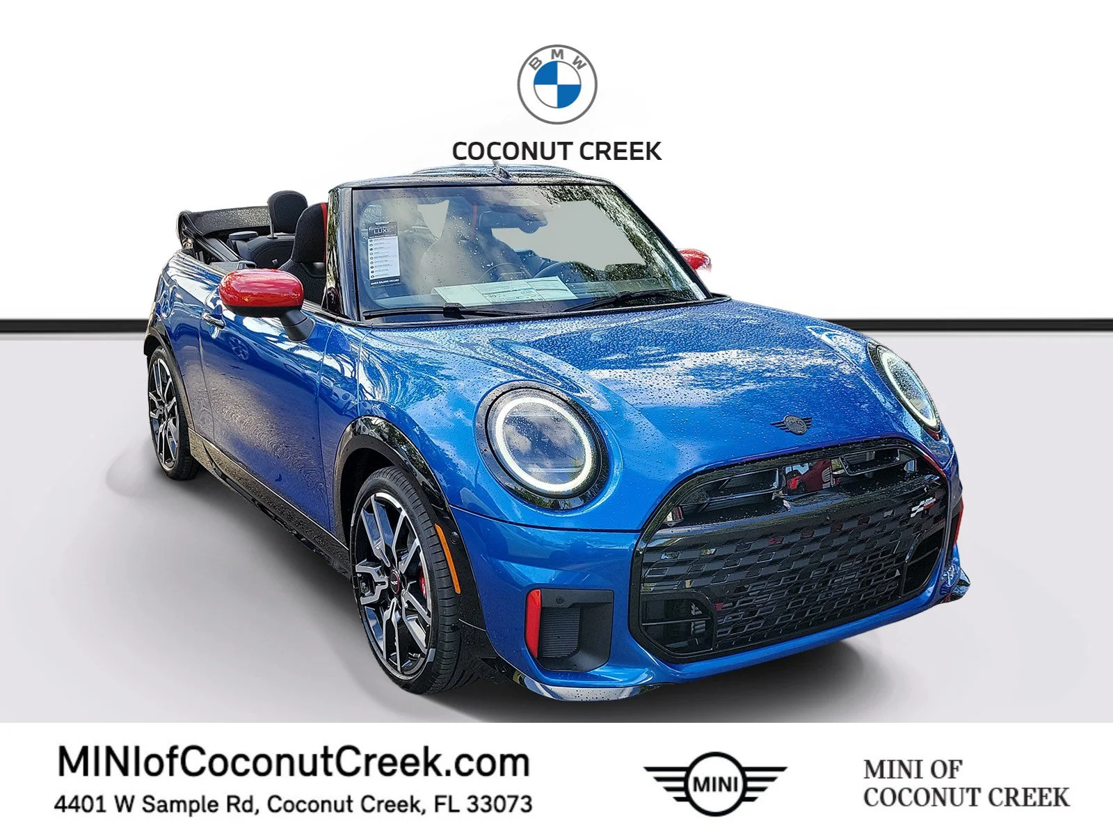 New 2026 Blue Metallic MINI Iconic image 1