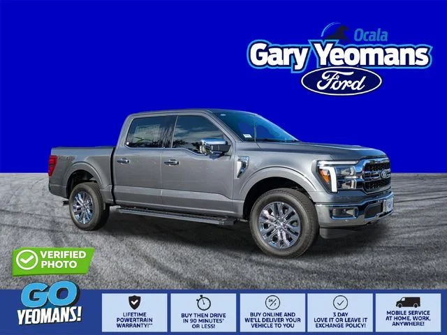 New 2026 Carbonized Gray Metallic Ford Lariat® image 1