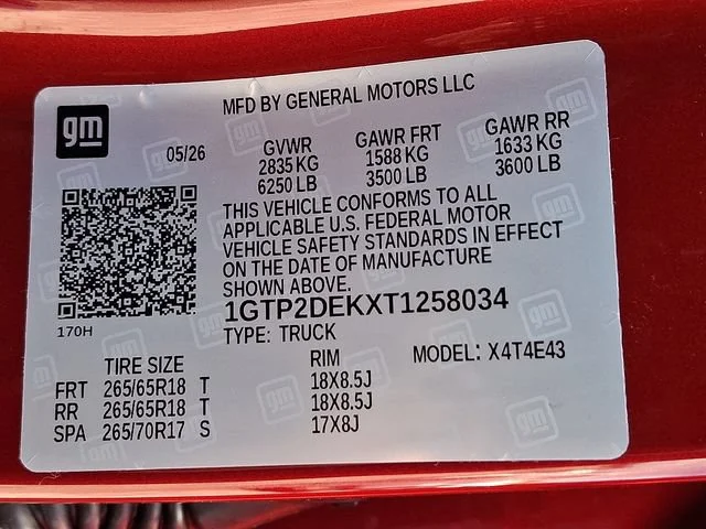 New 2026 Volcanic Red Tintcoat GMC AT4 image 19