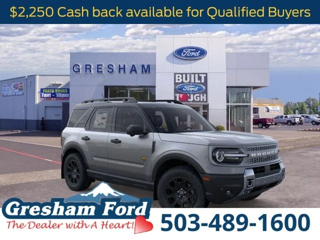 New 2026 Carbonized Gray Metallic Ford Badlands image 7