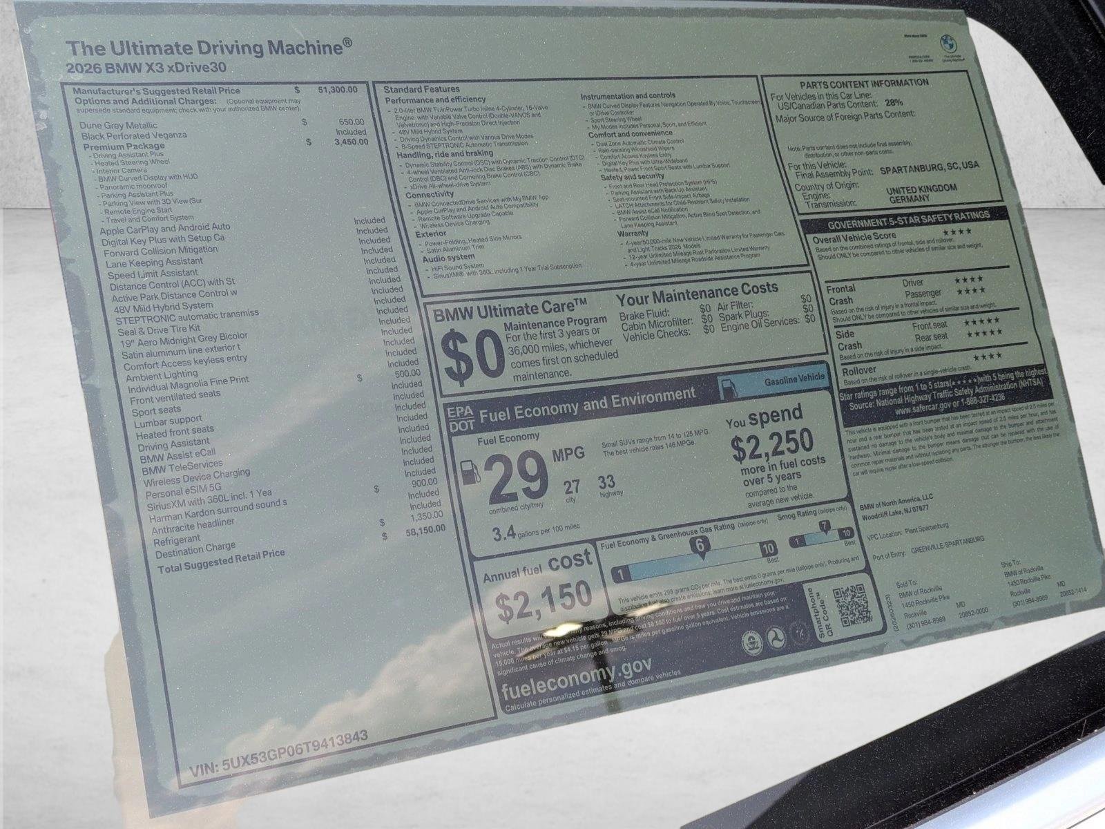 Used 2026 Dune Grey Metallic BMW 30 xDrive image 19