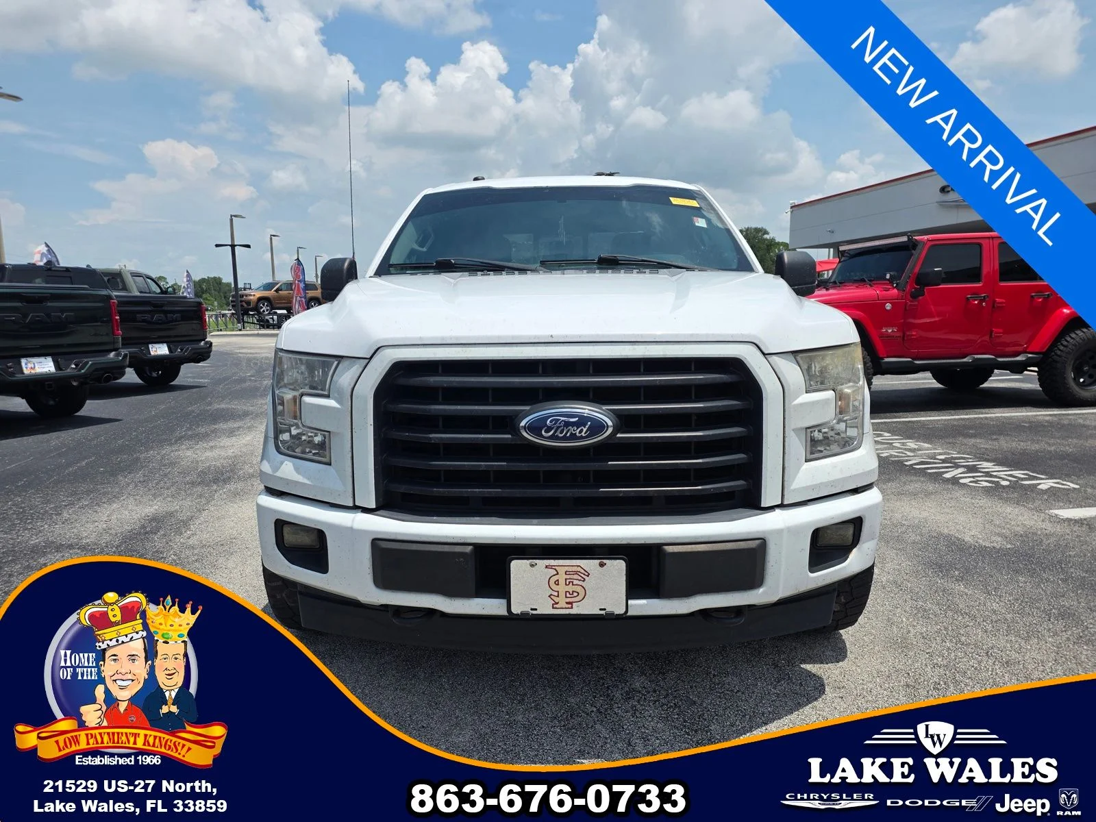 Used 2017 Ford F-150 XL with VIN 1FTEW1EP6HKE32737 for sale in Lake Wales, FL