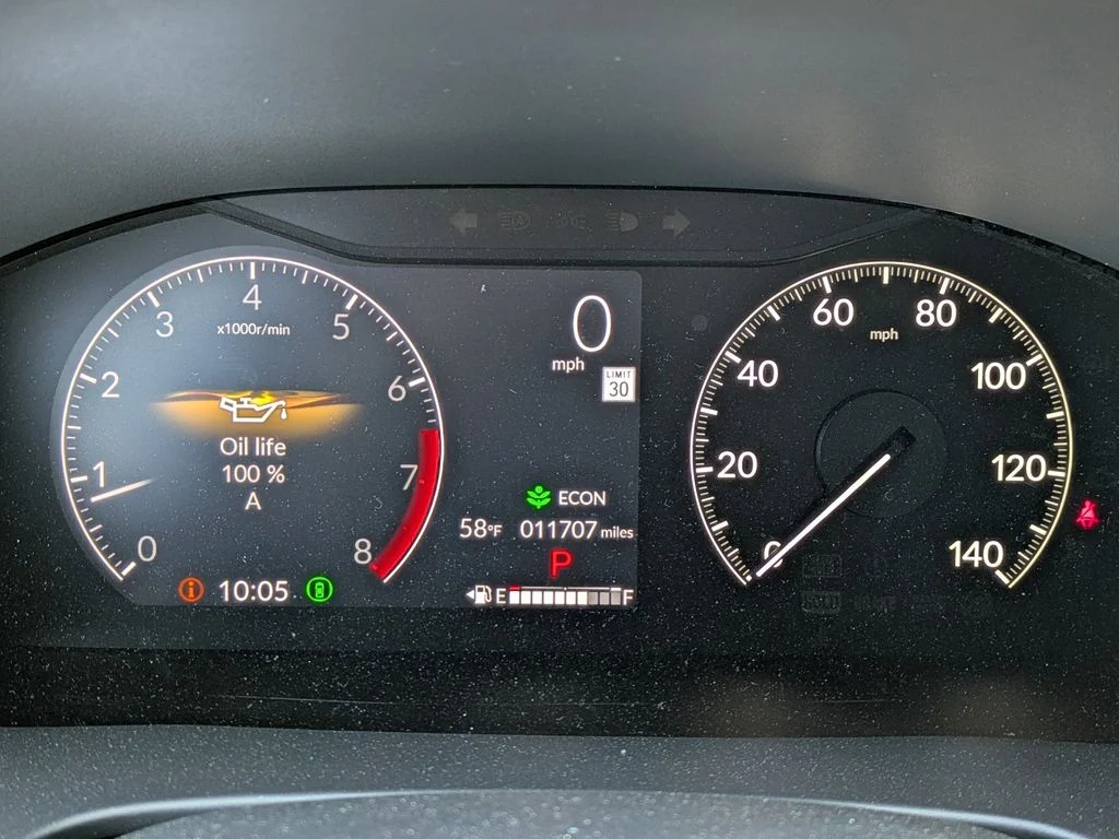 Used 2024 Radiant Red Metallic Honda EX image 28