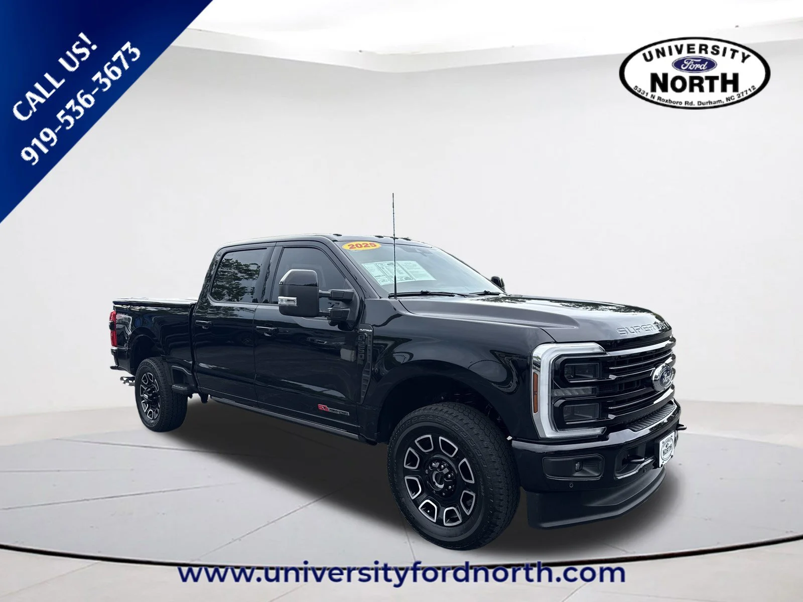 Used 2025 Agate Black Metallic Ford Platinum image 1