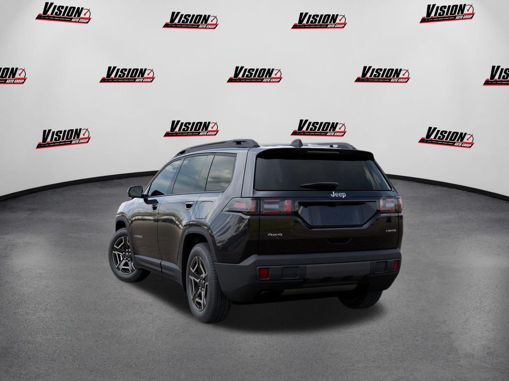 New 2026 Diamond Black Crystal Pearl-Coat Exterior Paint Jeep Limited image 3