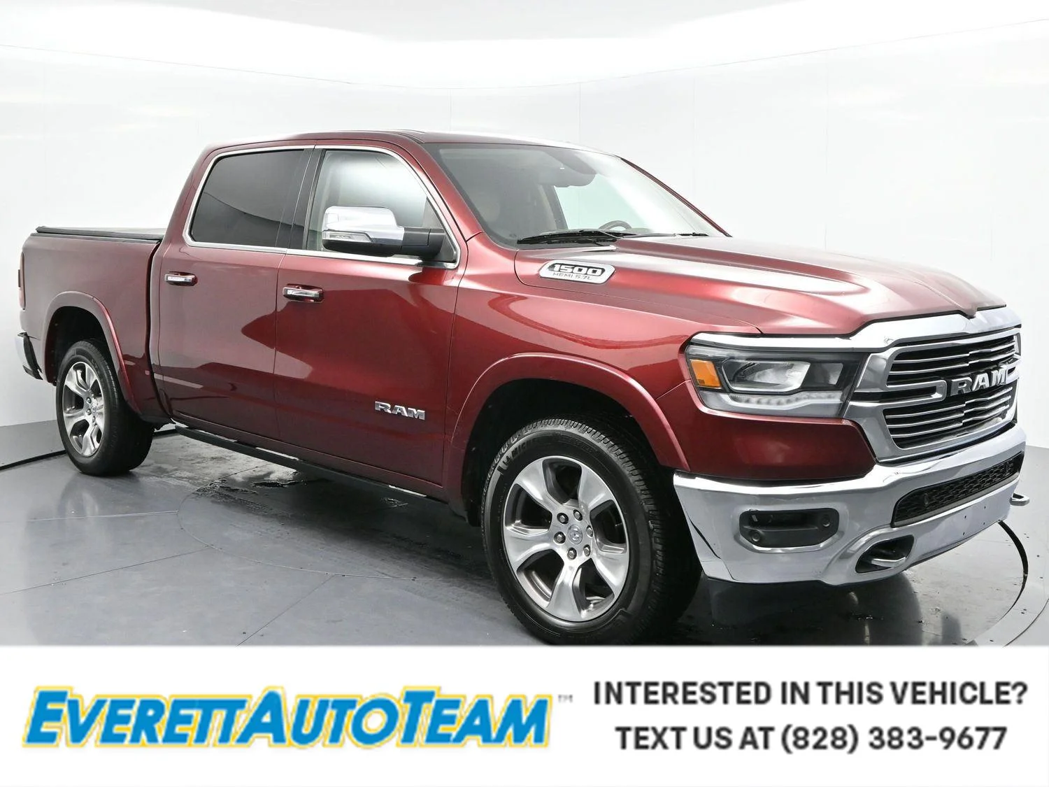 Used 2020 Delmonico Red Pearlcoat Ram Laramie image 1
