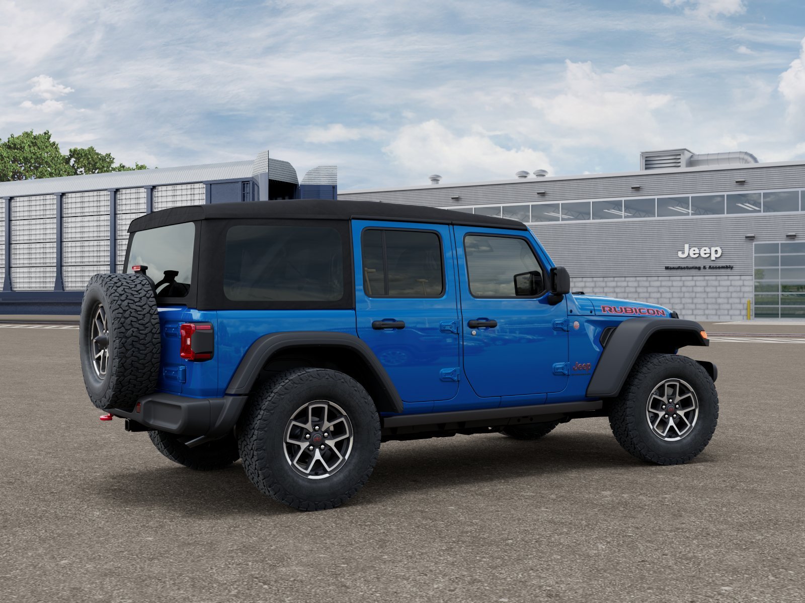 New 2027 Hydro Blue Pearlcoat Jeep Rubicon image 2