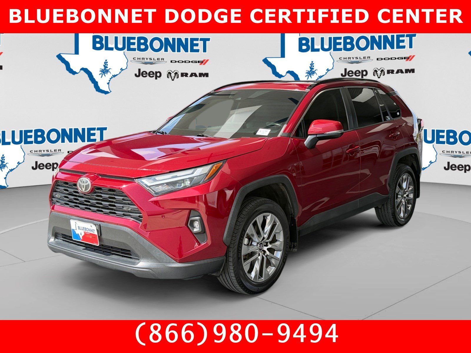 Certified Used 2022 Red Toyota XLE Premium image 1