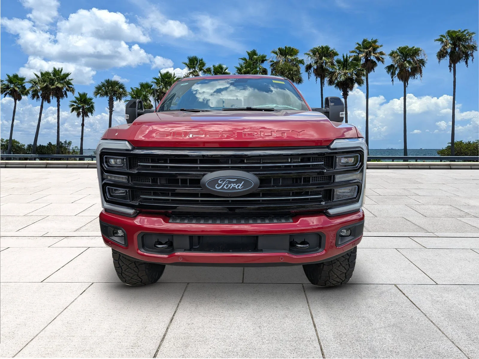 New 2026 Ruby Red Metallic Tinted Clearcoat Ford F-350® Platinum® image 3