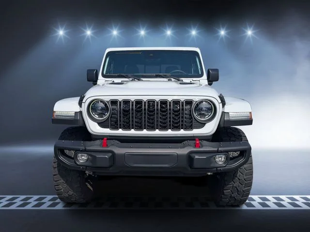 Used 2024 Bright White Clearcoat Jeep Rubicon image 8