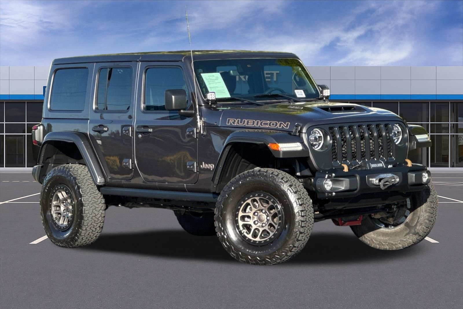 Used 2022 Gray Jeep Unlimited Rubicon 392 image 2