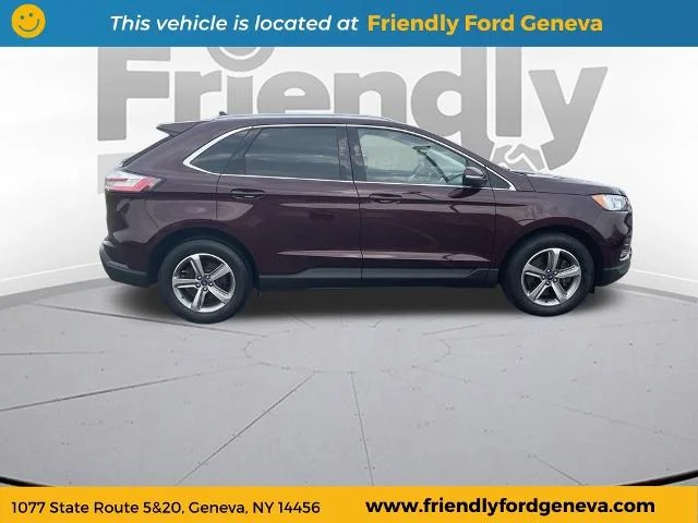 Used 2020 Burgundy Velvet Metallic Tinted Clearcoat Ford SEL image 4