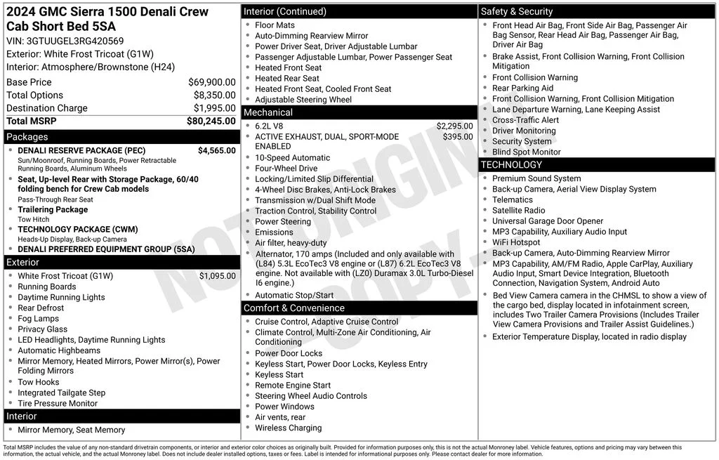 2024 GMC Sierra 4WD Crew Cab Short Box Denali's photo