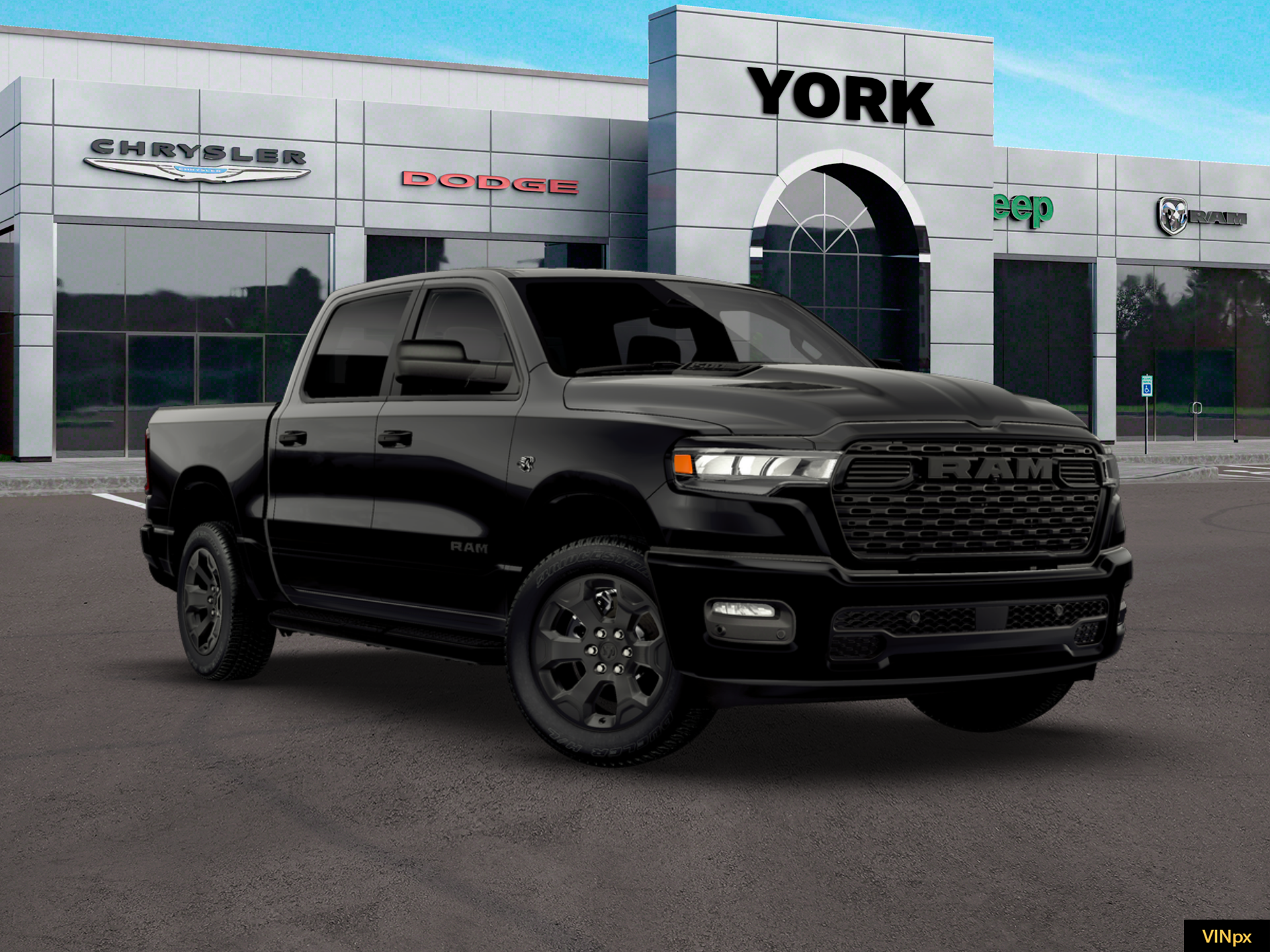 New 2026 Diamond Black Crystal Pearlcoat RAM Express image 11