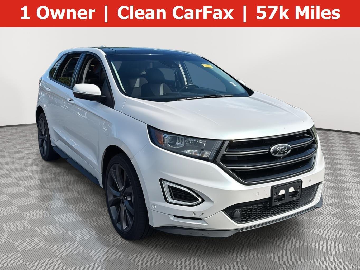Used 2017 White Platinum Metallic Tri-Coat Ford Sport image 1