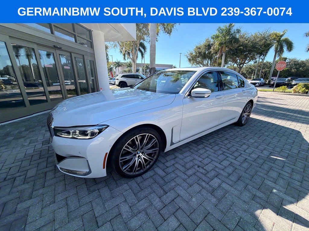 Used 2022 Mineral White Metallic BMW 750i xDrive image 3