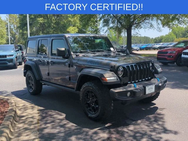 Used 2023 Gray Jeep Willys 4xe image 7