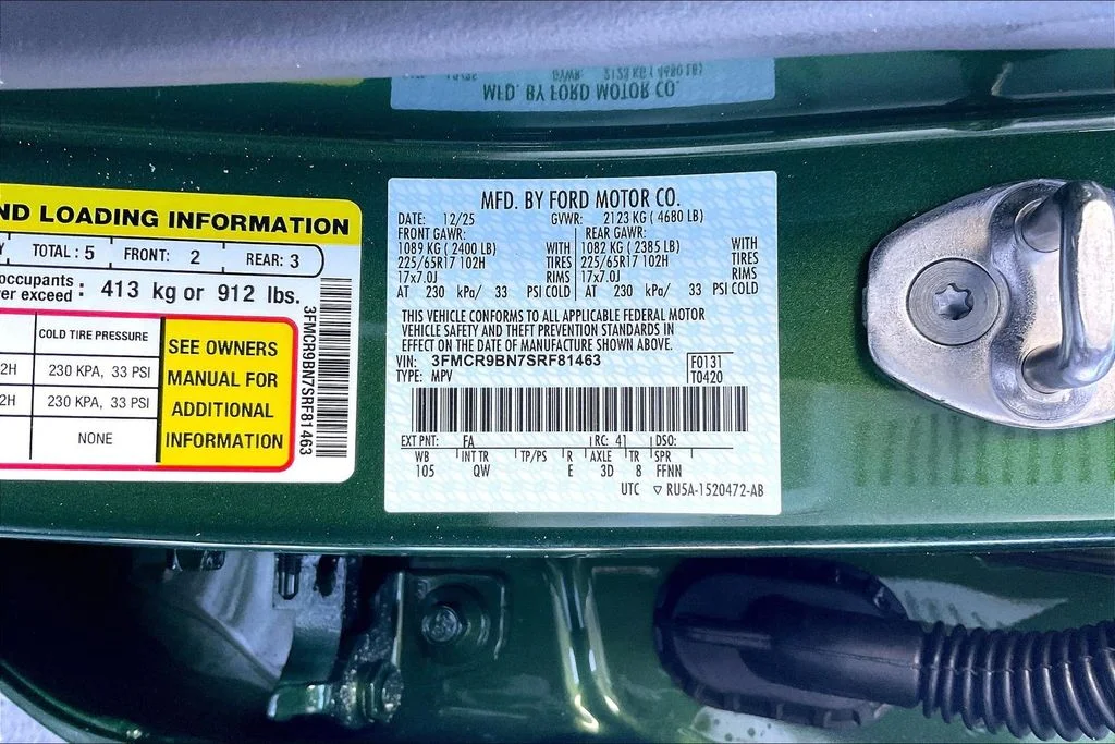 New 2025 Eruption Green Metallic Ford Big Bend® image 13