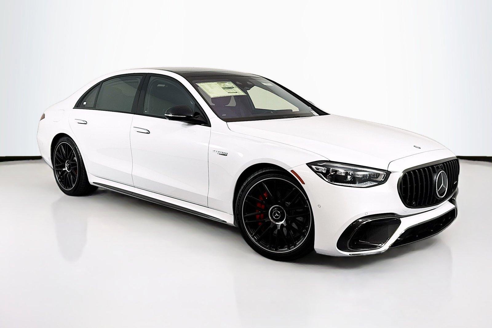 New 2025 Manufaktur Moonlight White Metallic Mercedes-Benz AMG® S 63 E image 3