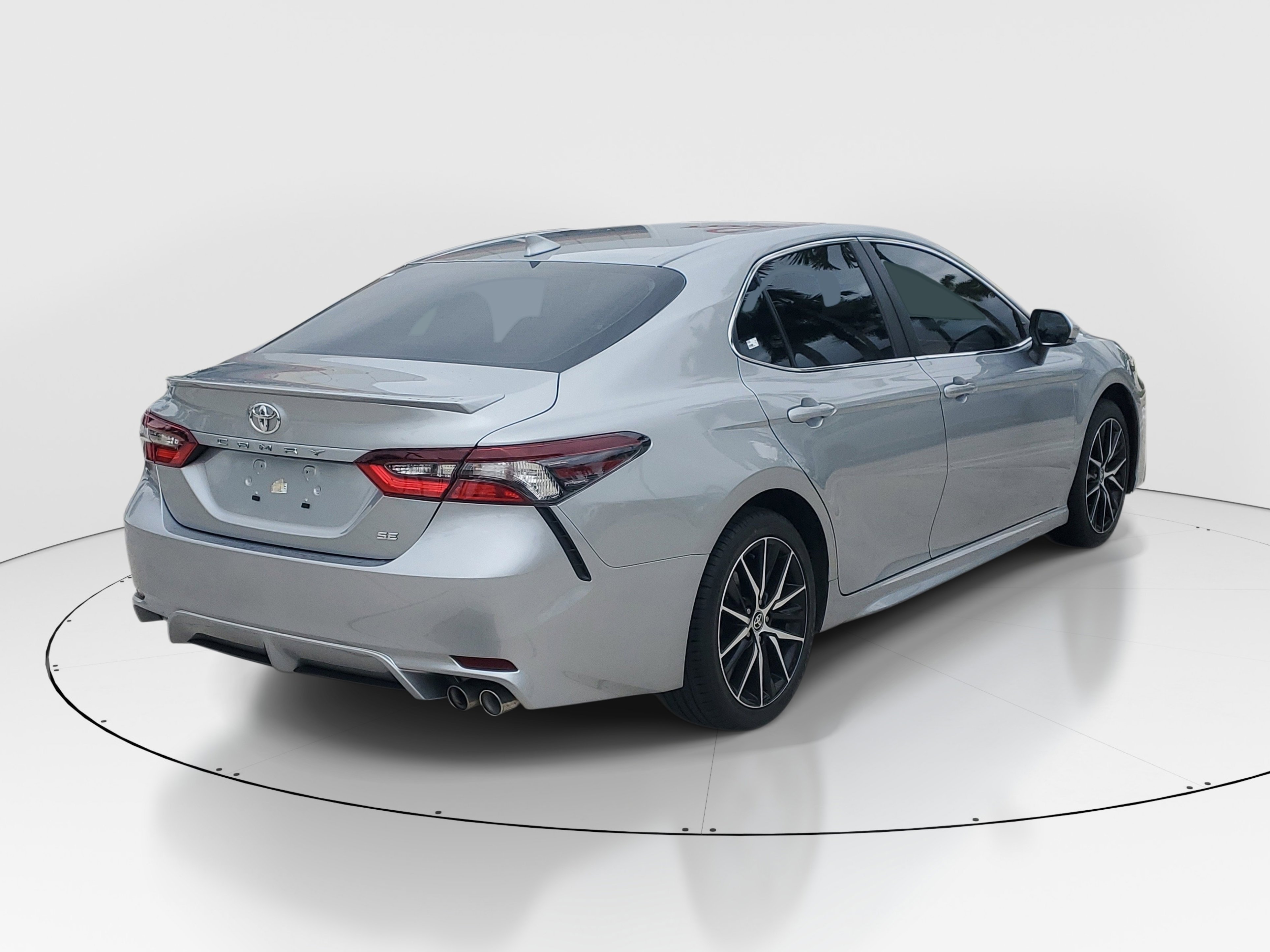 Used 2024 Celestial Silver Metallic Toyota SE image 3