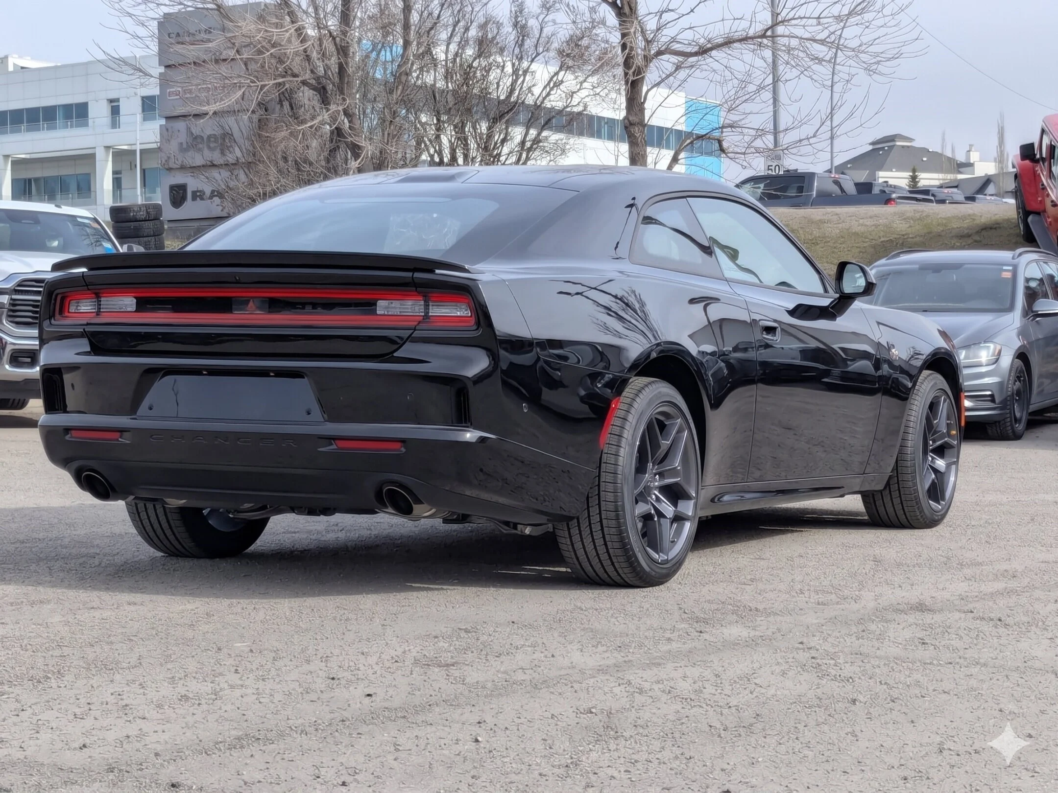 New 2026 Black Dodge Scat Pack - - Blacktop Pkg - 20 Black Wheels - Adaptive Cruise - Heated Steering Wheel & More! image 8