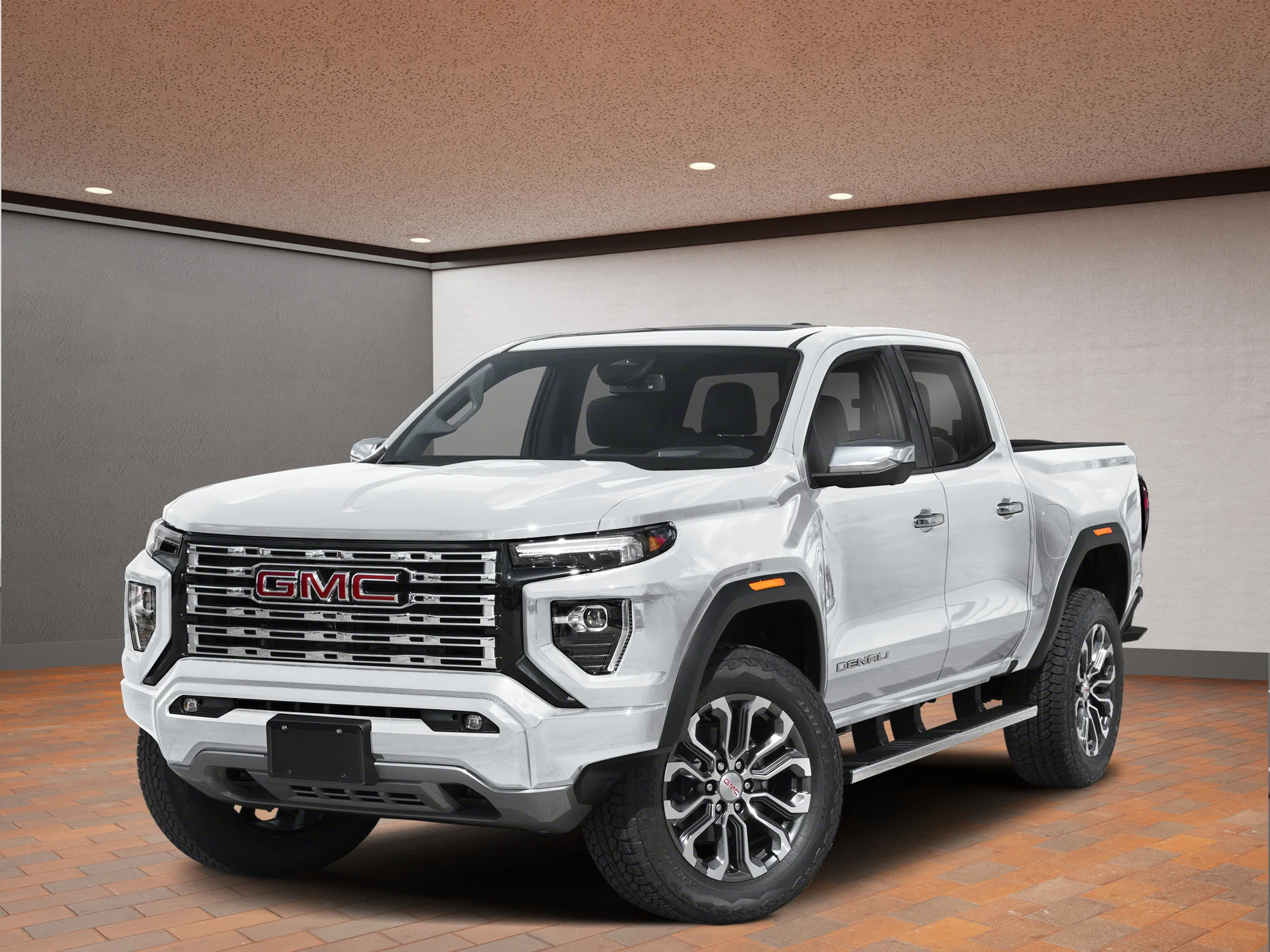 New 2026 White GMC Crew Cab Short Box 4-Wheel Drive Denali image 1