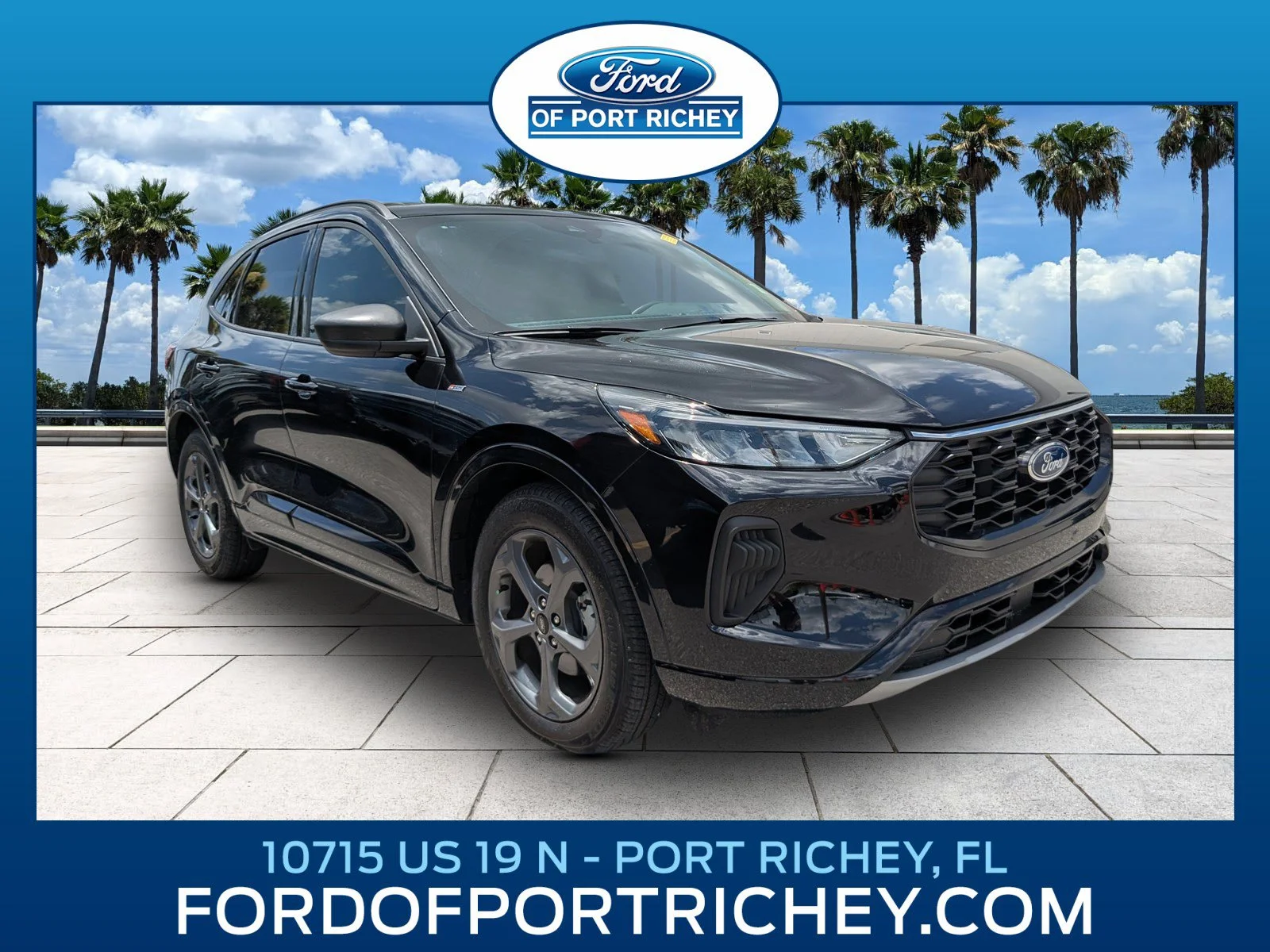 Used 2024 Agate Black Metallic Ford ST-Line image 1
