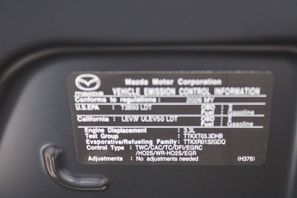 New 2026 Deep Crystal Blue Mica Mazda 3.3 Turbo Premium Sport AWD image 13