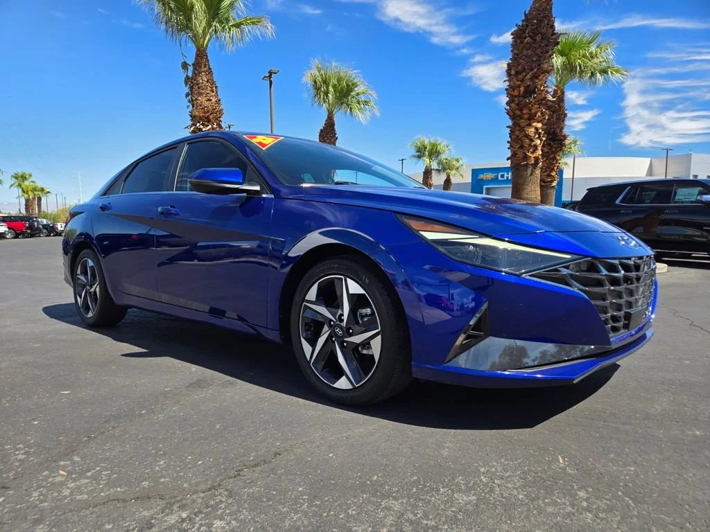 Used 2022 Intense Blue Hyundai Limited image 1