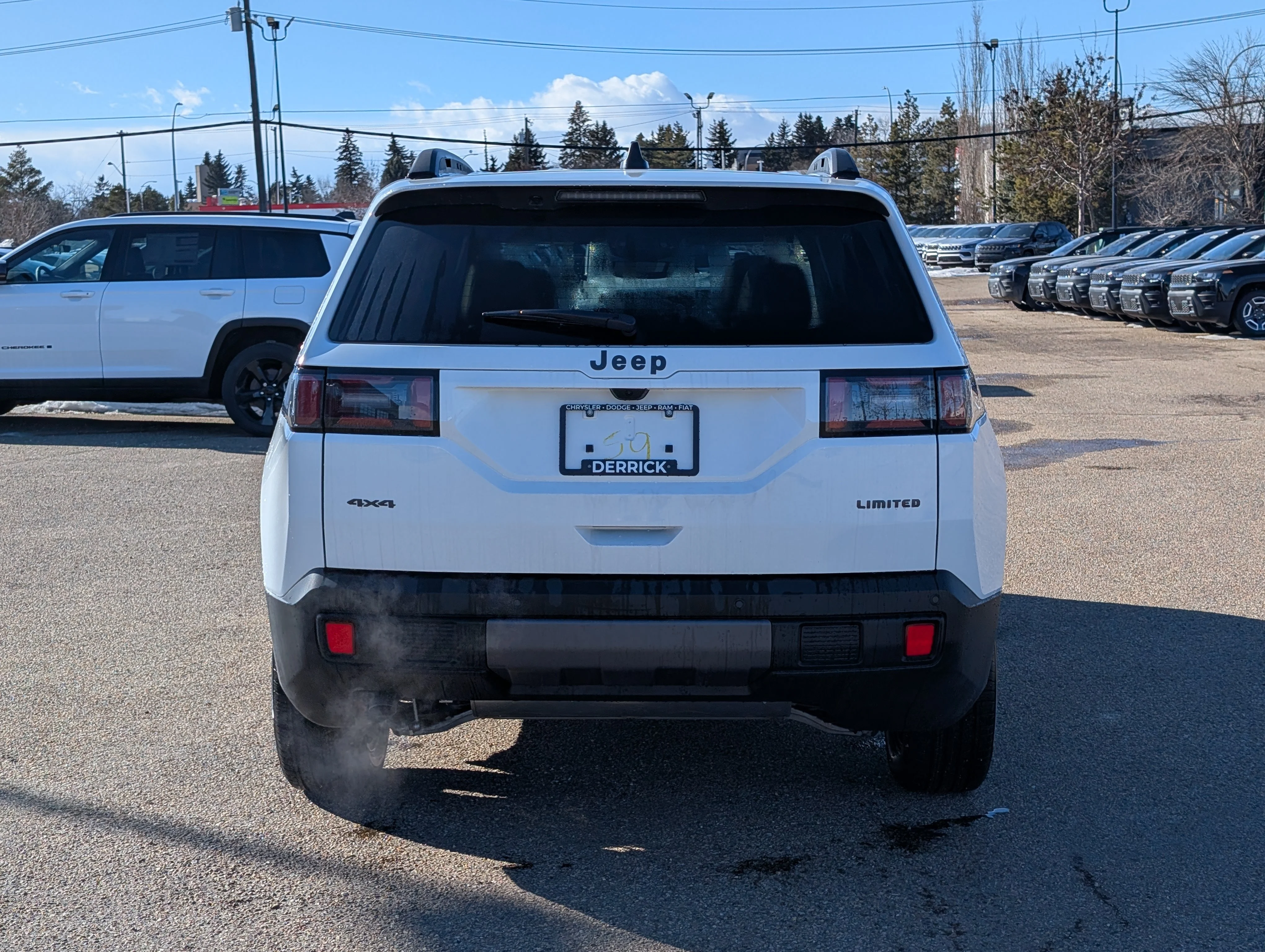 New 2026 Bright White Jeep Limited image 5
